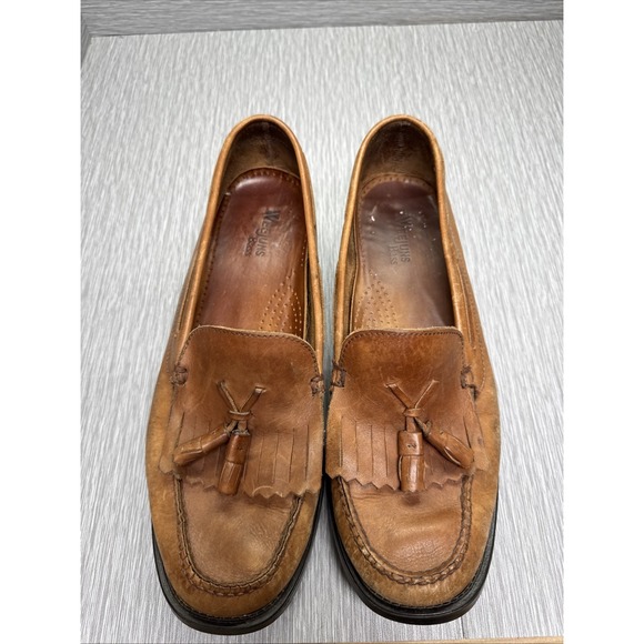GH Bass Weejuns Marietta II Brown Leather Tassel Loafers Men's‎ Size 10M